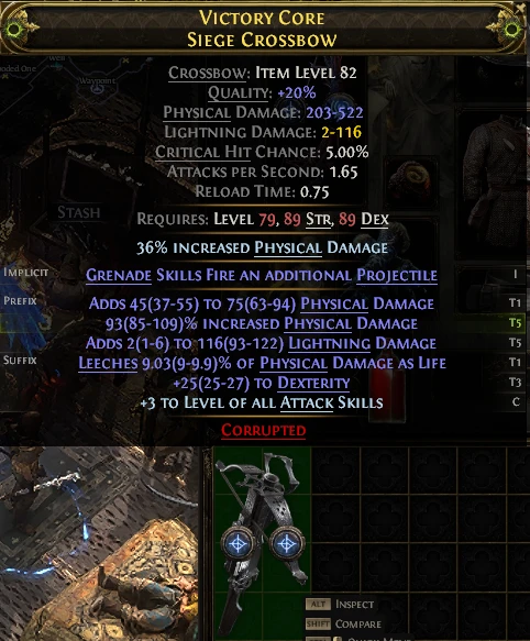 VICTORY CORE SIEGE CROSSBOW well oded One