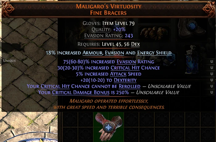 MALIGARO'S VIRTUOSITY FINE BRACERS