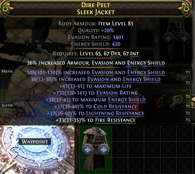 DIRE PELT SLEEK JACKET