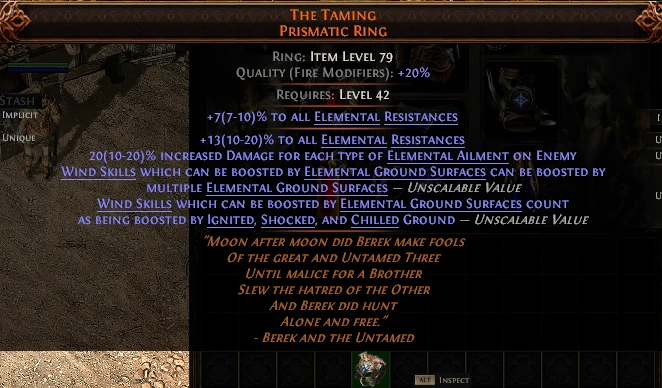 THE TAMING PRISMATIC RING