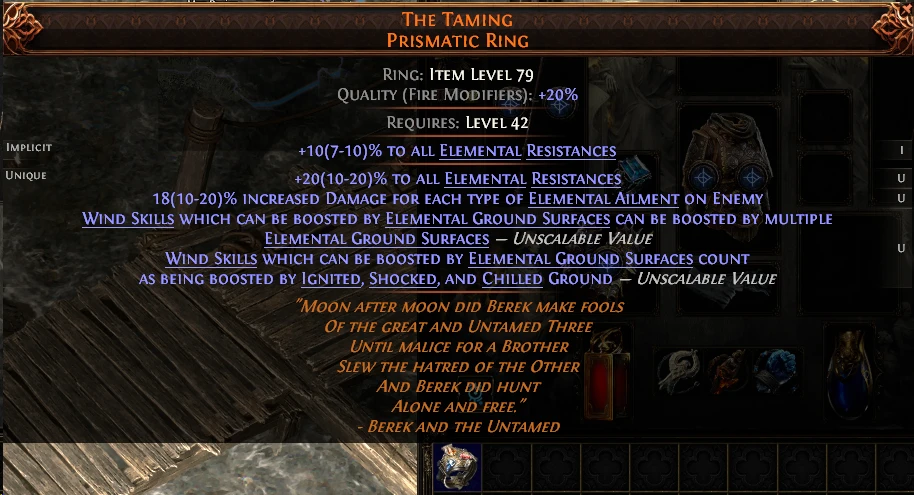 THE TAMING PRISMATIC RING
