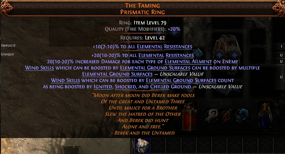THE TAMING PRISMATIC RING