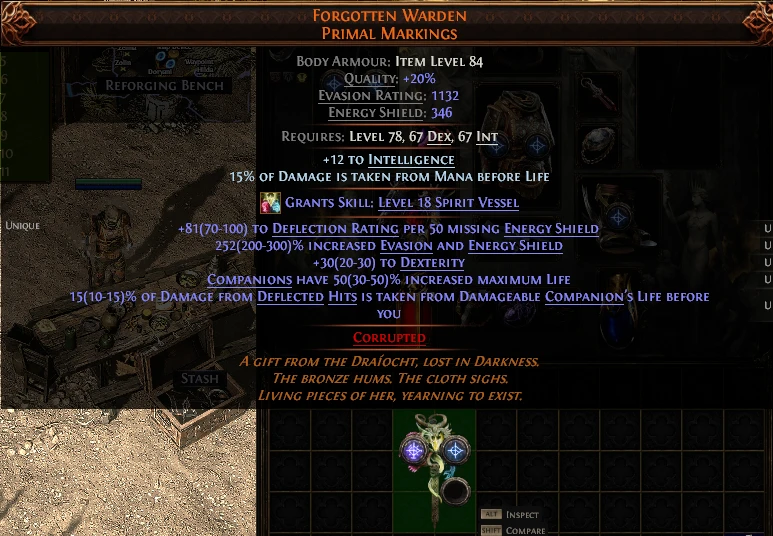 FORGOTTEN WARDEN PRIMAL MARKINGS