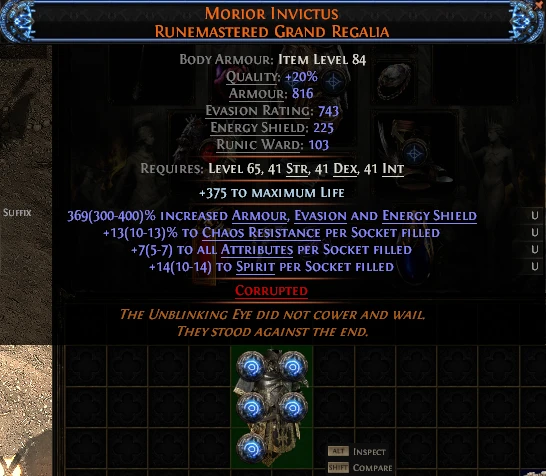 MORIOR INVICTUS RUNEMASTERED GRAND REGALIA