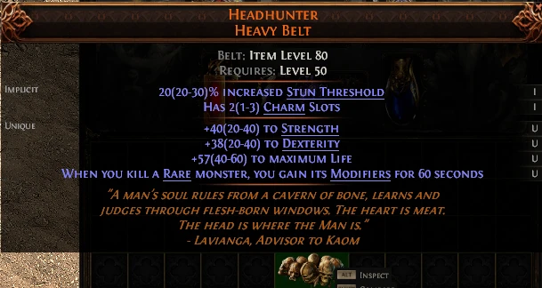 HEADHUNTER HEAVY BELT