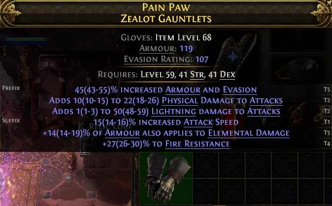 PAIN PAW ZEALOT GAUNTLETS