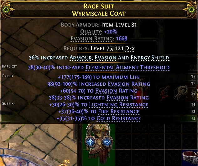RAGE SUIT WYRMSCALE COAT