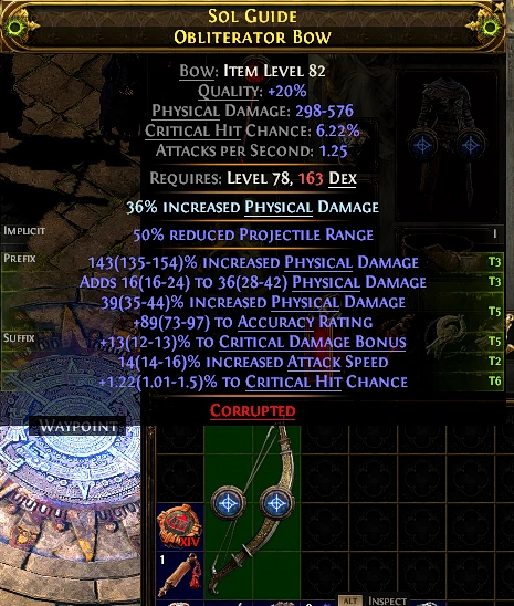 SOL GUIDE OBLITERATOR Bow