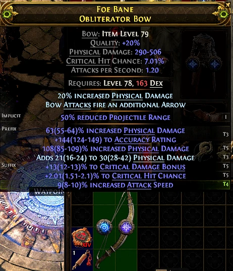 FOE BANE OBLITERATOR Bow
