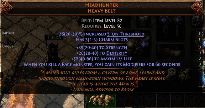 HEADHUNTER HEAVY BELT