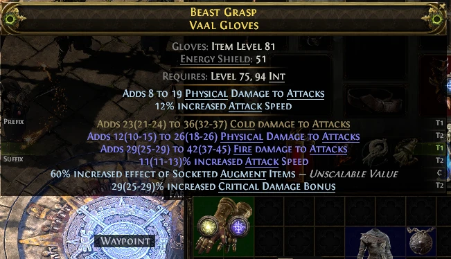 BEAST GRASP VAAL GLOVES