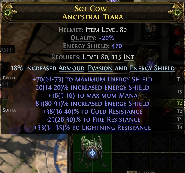 SOL COWL ANCESTRAL TIARA