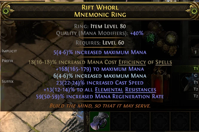 RIFT WHORL MNEMONIC RING
