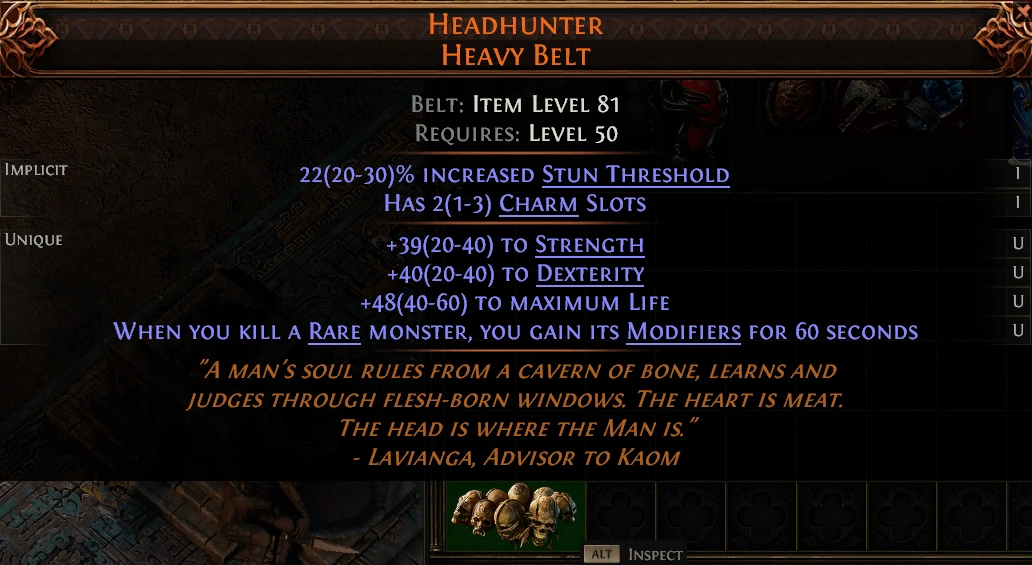 HEADHUNTER HEAVY BELT
