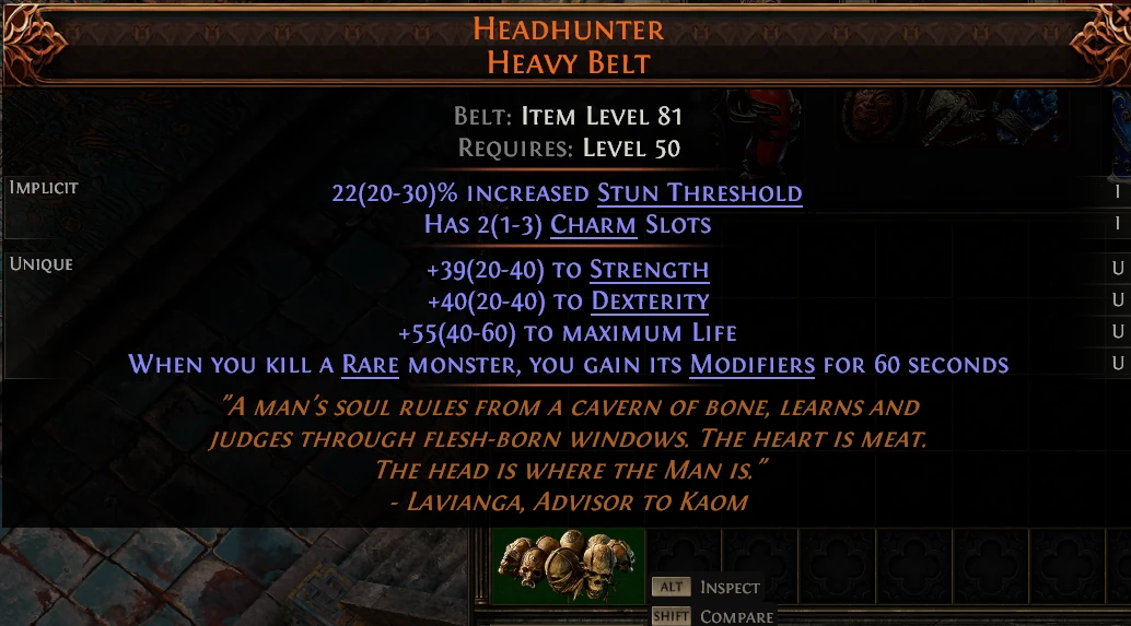 HEADHUNTER HEAVY BELT
