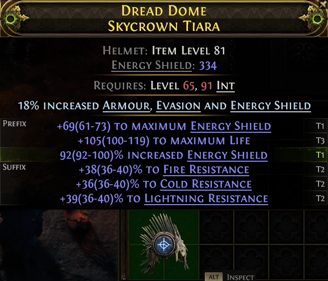 DREAD DOME SKYCROWN TIARA