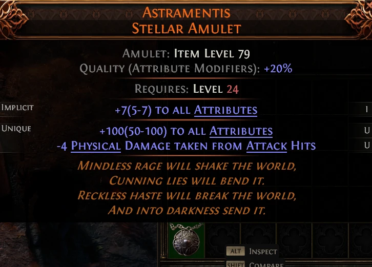 ASTRAMENTIS STELLAR AMULET