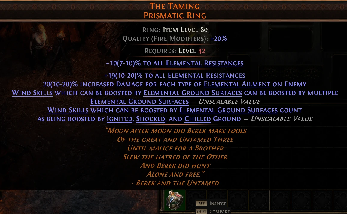 THE TAMING PRISMATIC RING