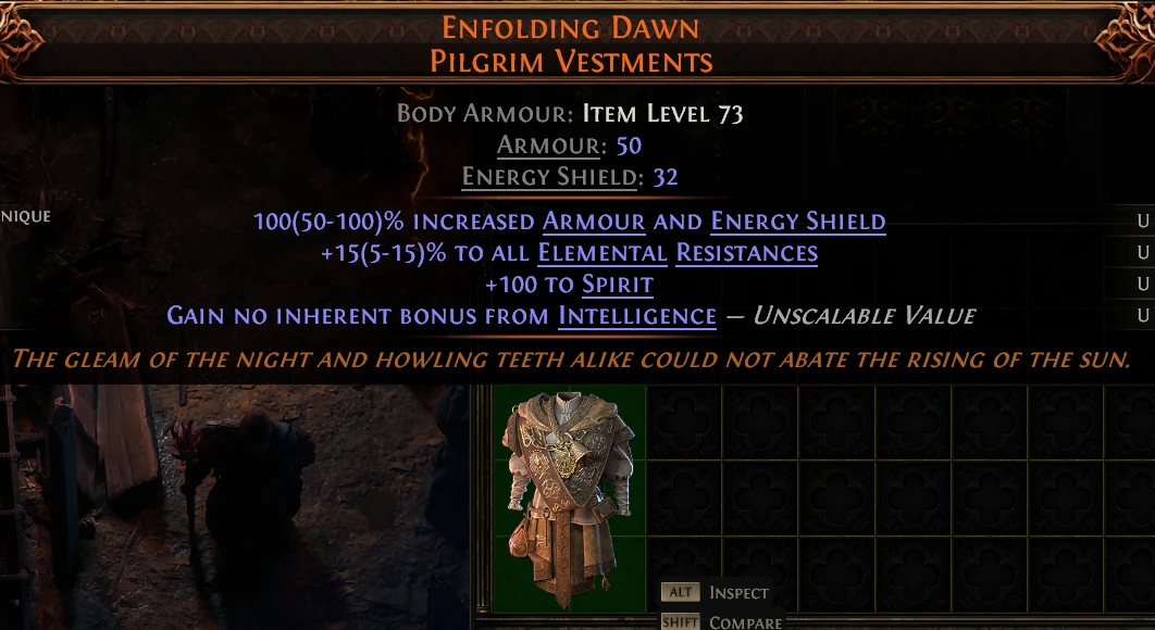 ENFOLDING DAWN PILGRIM VESTMENTS