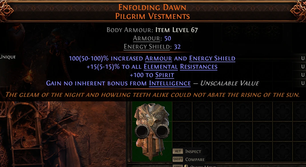 ENFOLDING DAWN PILGRIM VESTMENTS