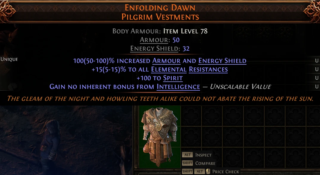 ENFOLDING DAWN PILGRIM VESTMENTS