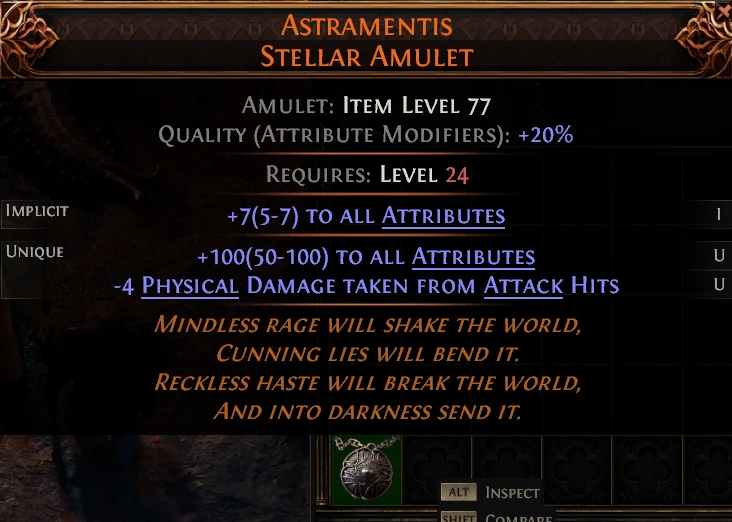 ASTRAMENTIS STELLAR AMULET