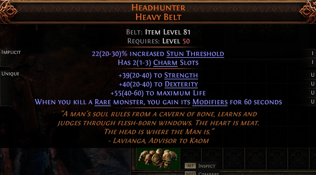 HEADHUNTER HEAVY BELT