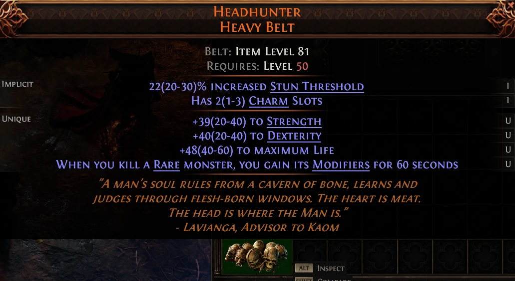 HEADHUNTER HEAVY BELT