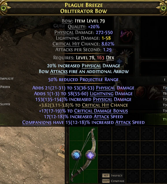 PLAGUE BREEZE OBLITERATOR Bow