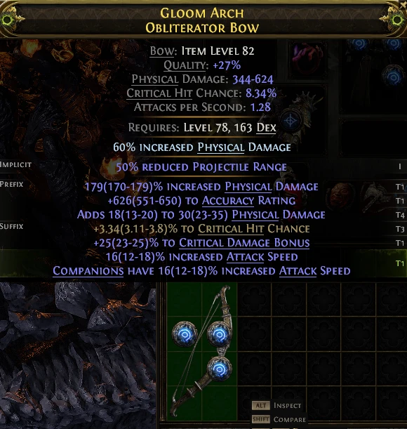 GLOOM ARCH OBLITERATOR Bow