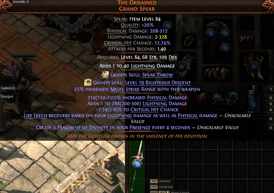 THE ORDAINED GRAND SPEAR