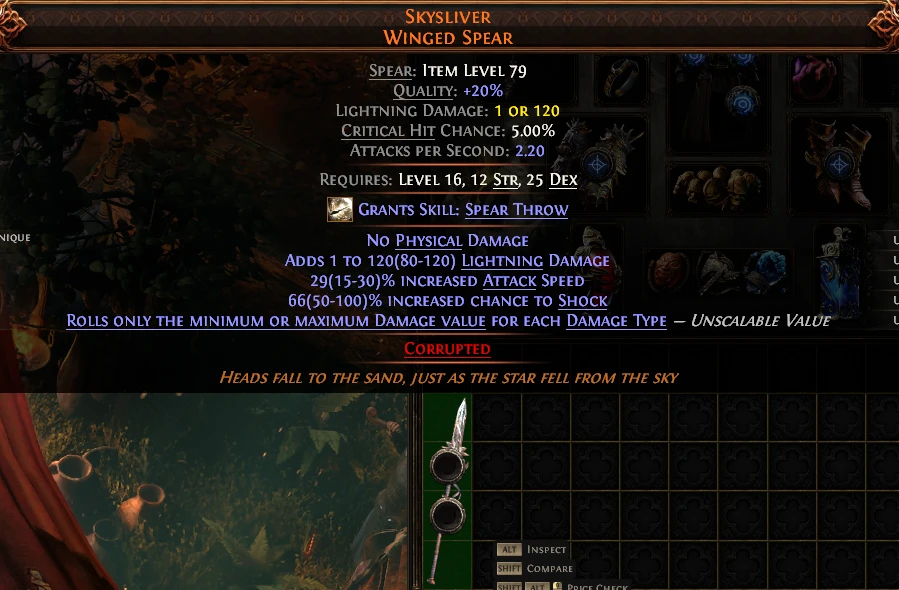 SKYSLIVER WINGED SPEAR