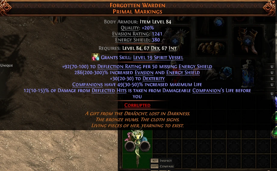 FORGOTTEN WARDEN PRIMAL MARKINGS