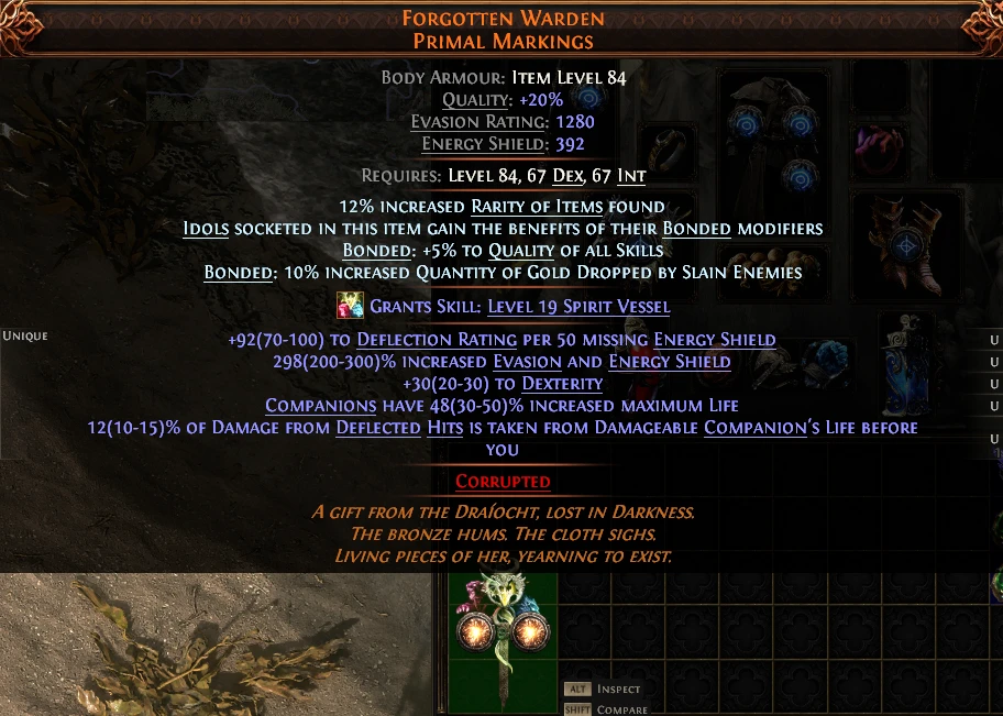 FORGOTTEN WARDEN PRIMAL MARKINGS