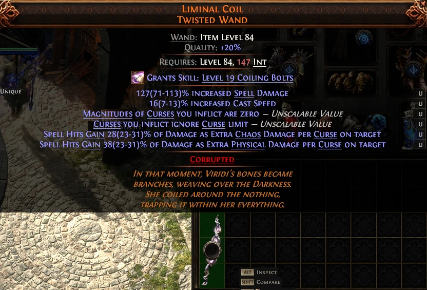 LIMINAL COIL TWISTED WAND