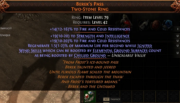 BEREK'S PASS TWO-STONE RING