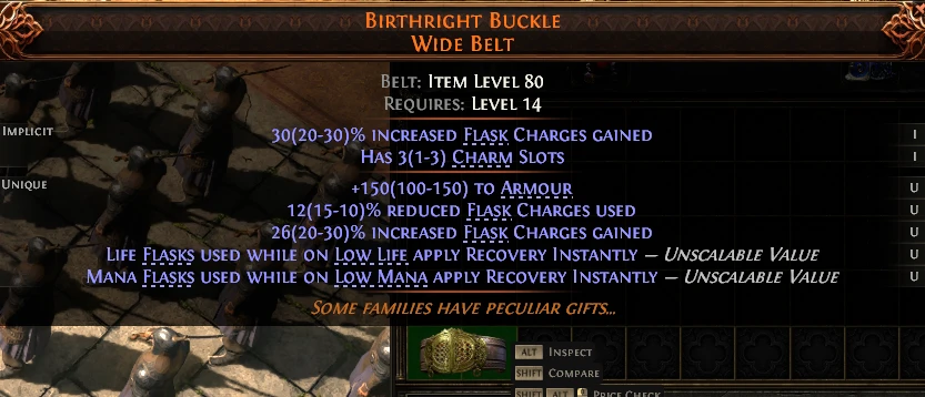BIRTHRIGHT BUCKLE WIDE BELT