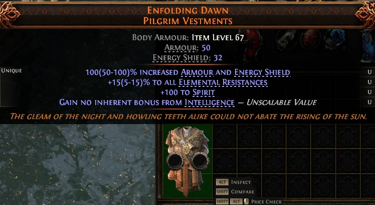 ENFOLDING DAWN PILGRIM VESTMENTS