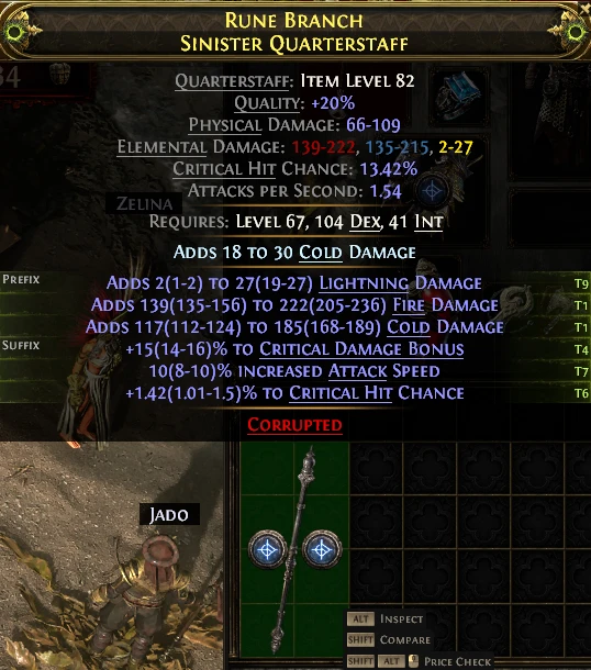 RUNE BRANCH SINISTER QUARTERSTAFF 4