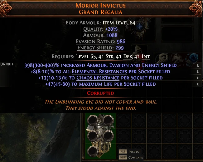 MORIOR INVICTUS GRAND REGALIA