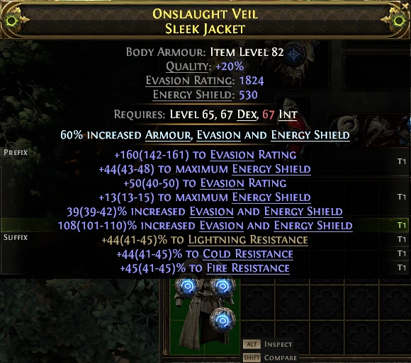ONSLAUGHT VEIL SLEEK JACKET