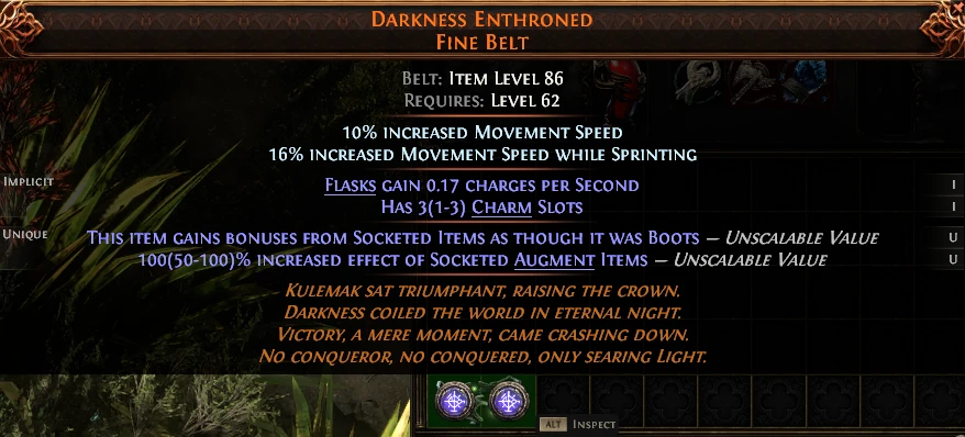 DARKNESS ENTHRONED FINE BELT