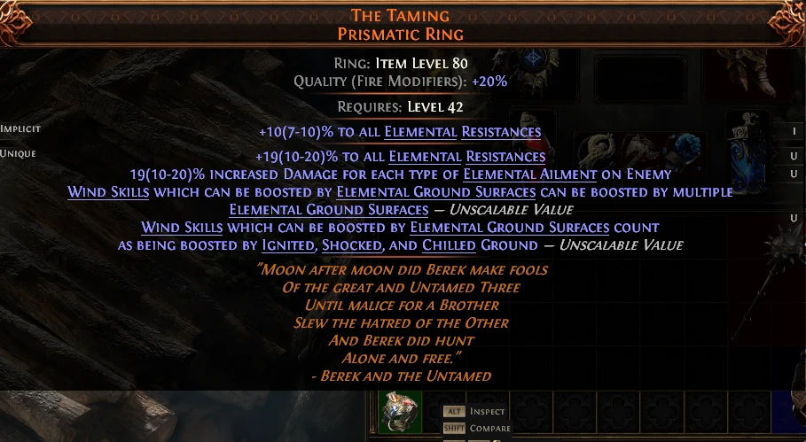 THE TAMING PRISMATIC RING