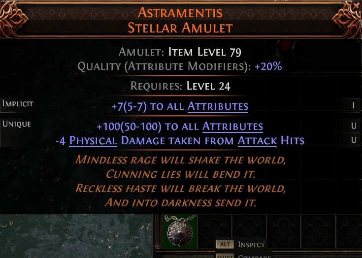 ASTRAMENTIS STELLAR AMULET