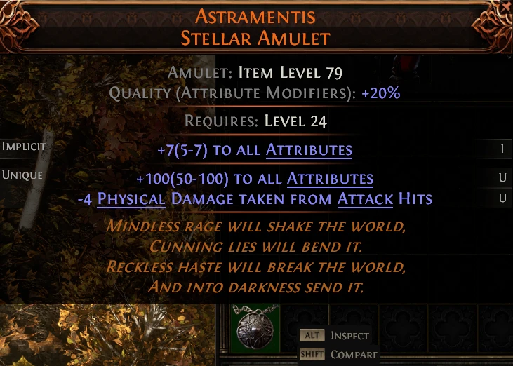 ASTRAMENTIS STELLAR AMULET