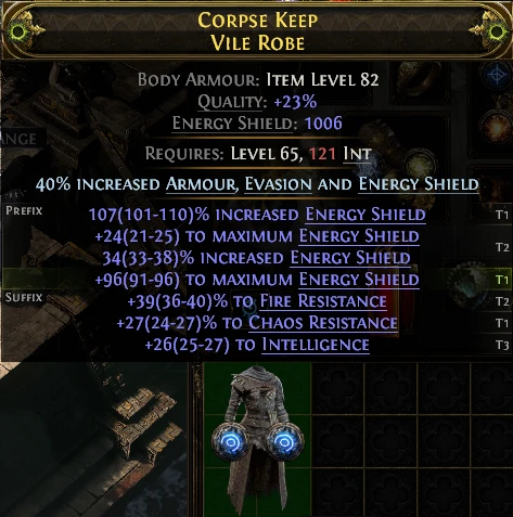 CORPSE KEEP VILE ROBE