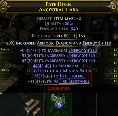 FATE HORN ANCESTRAL TIARA