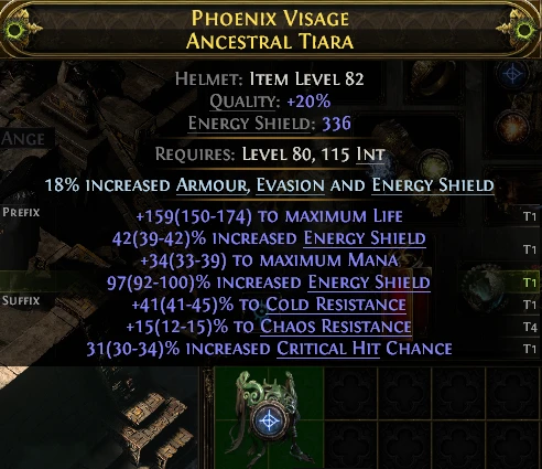 PHOENIX VISAGE ANCESTRAL TIARA