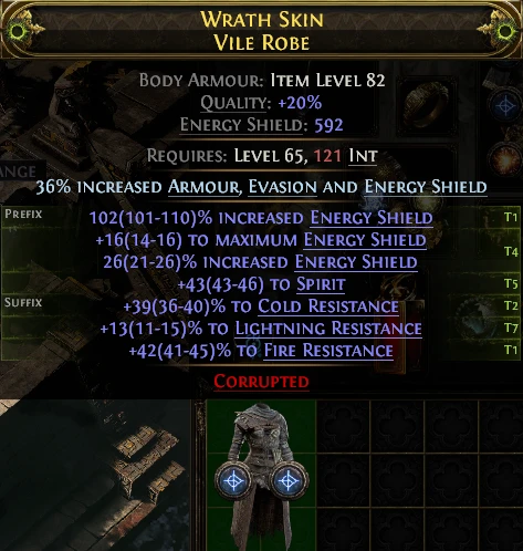 WRATH SKIN VILE ROBE