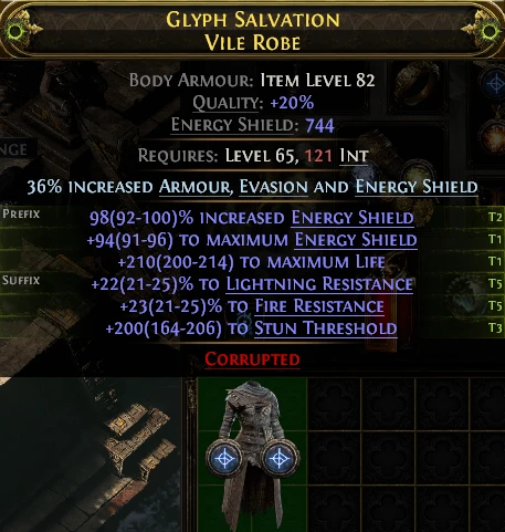 GLYPH SALVATION VILE ROBE